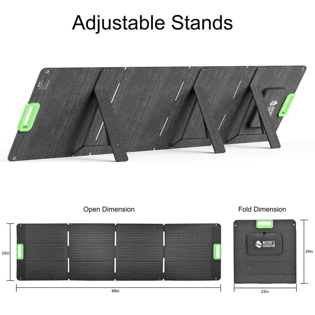 Nature's Generator 200W Folding Solar Panel