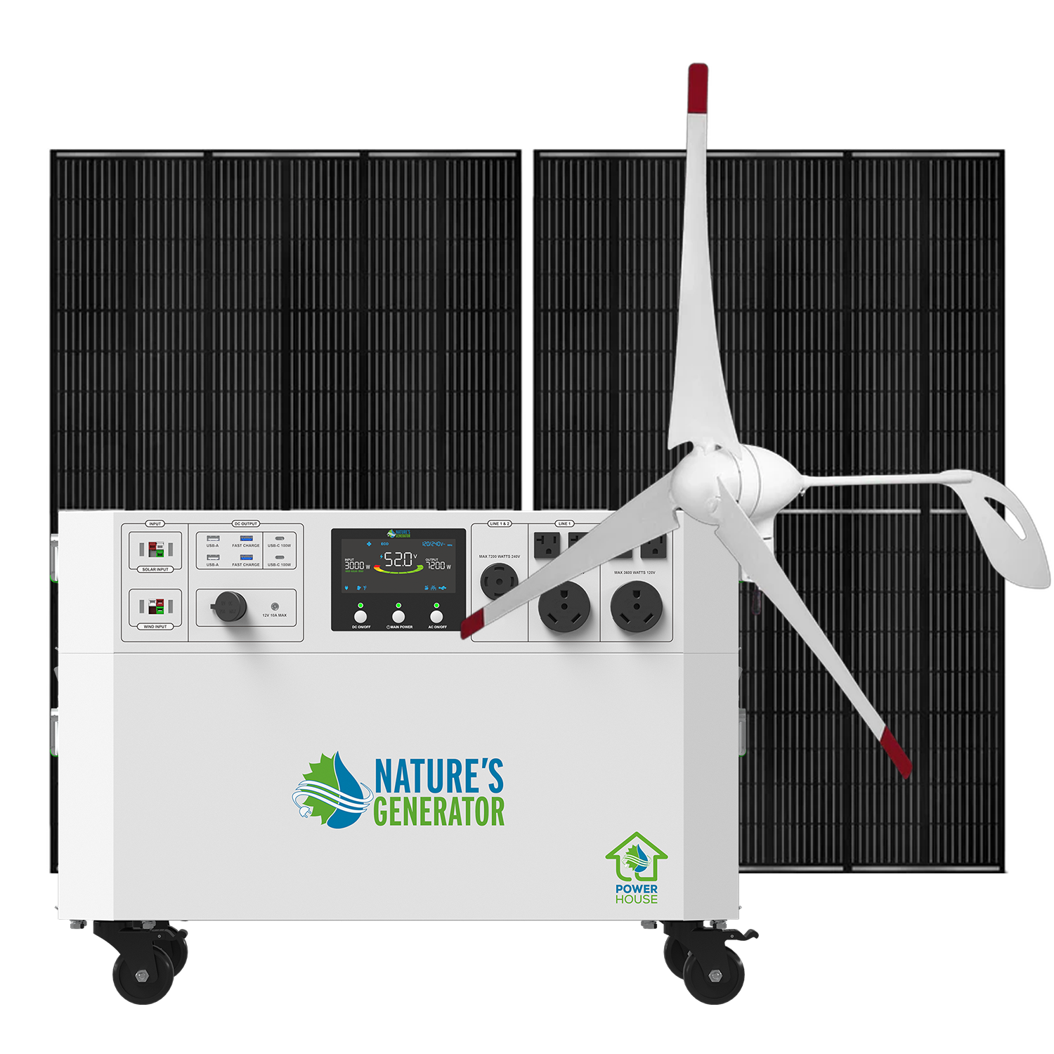 Powerhouse Gen 2 Solar and Wind Generator