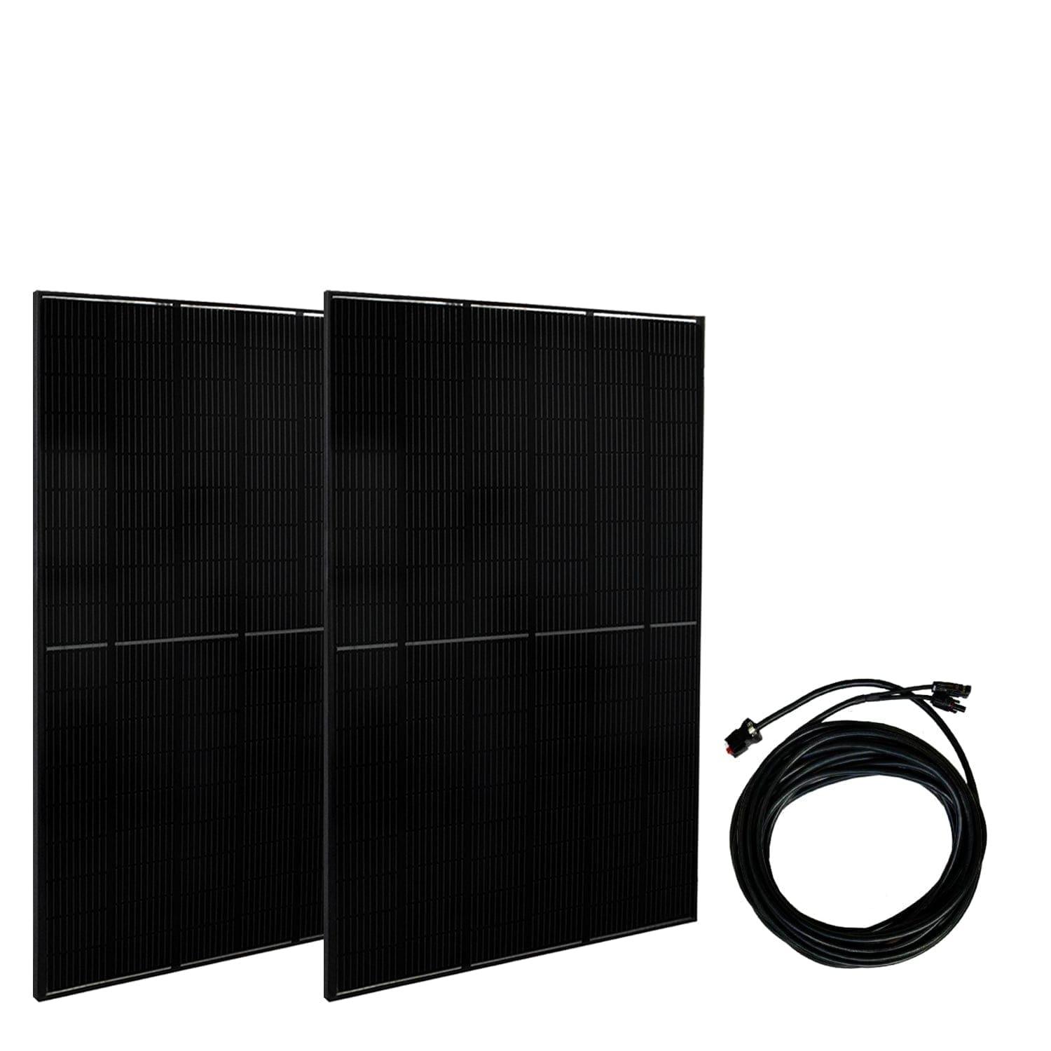 Nature's Generator Lithium 6000 with Solar Panels and Wind Turbine